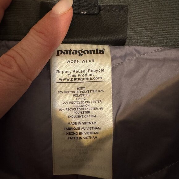 Patagonia Insulated Powder Bowl Snow Pants – Camo Print – Size M - Picture 7 of 7